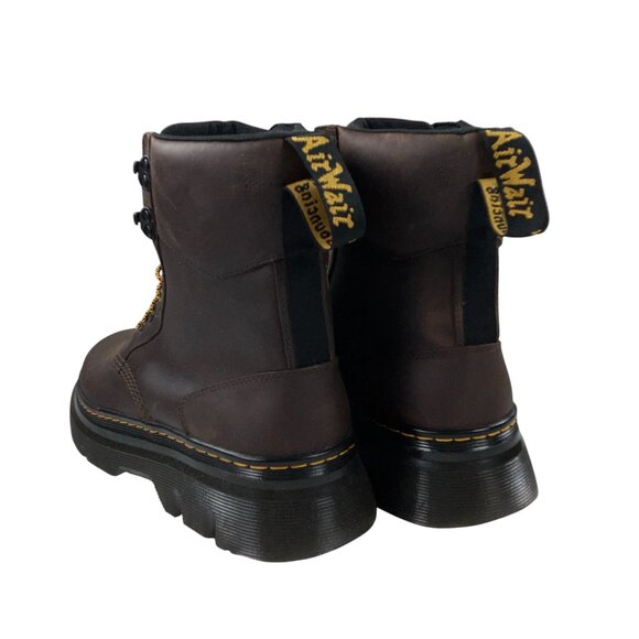 Dr Martens Tarik Crazy Horse Leather Utility Boots Mens Size 13 Dark Brown NEW - Picture 4 of 8